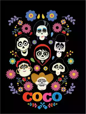 vectores plantilas DÍA DE MUERTOS,CARICATURA,COCO,PELíCULA,